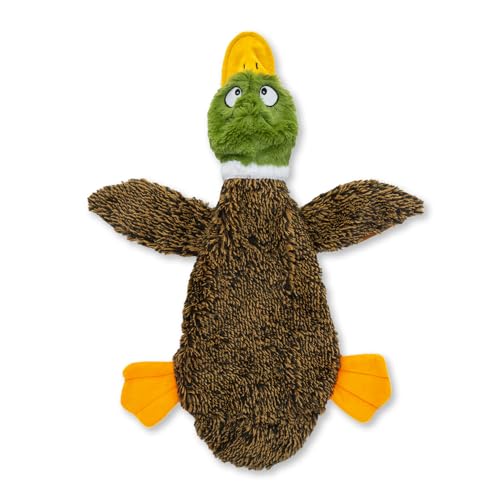 Best Pet Supplies Squeaky Dog Toys with Soft Durable Fabric for Small, Medium and Large Pets Interactive Toy for Indoor Play, Supports Active Biting and Play - 1Wild Duck, Small