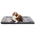 Dog Beds Crate Pad for Extra Large Dogs Fit Metal Crates,Ultra Soft Bed Washable & Anti-Slip Kennel Cozy Sleeping Mat,Gray 48inch