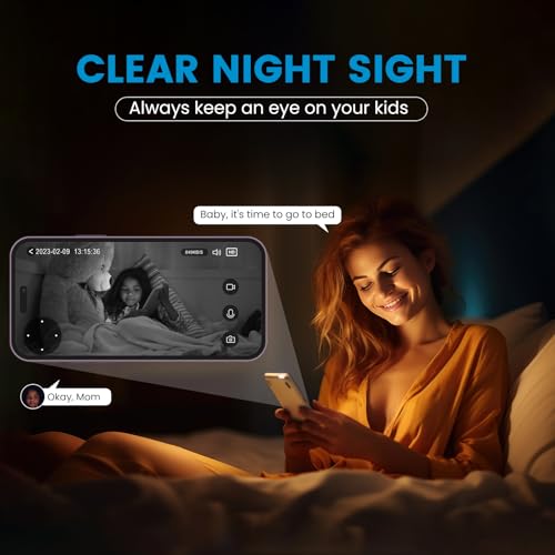 litokam 5MP Indoor Security Camera, 5G/2.4G WiFi Home Security Cameras with Phone App, Pet Cam for Baby Monitor with AI Motion Detection & 2-Way Audio, Night Vision, Compatible with NVR/Alexa