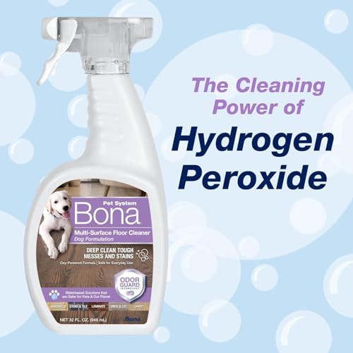 Bona Pet Spray Odor Eliminator, Dog Formulation, 32 fl oz, Safe for Carpeted Areas and Multi-Surface Floors