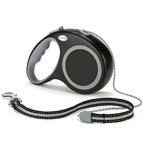 Retractable Dog Leash, 30 FT Dog Walking Leash for Small Medium Large Dogs up to 110 lbs, Heavy Duty No Tangle, Black