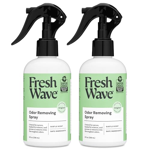 Fresh Wave Original Scent Odor Removing Spray, 8 fl. oz. | Pack of 2 | Odor Absorber for Home, Furniture, Fabrics & Trash | Safer Odor Relief