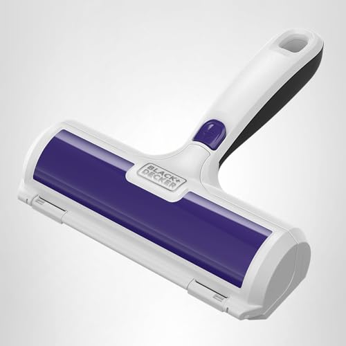 BLACK+DECKER Pet Hair Remover, Roller, Remove Dog Hair and Cat Hair Easily (HMSCT0001)