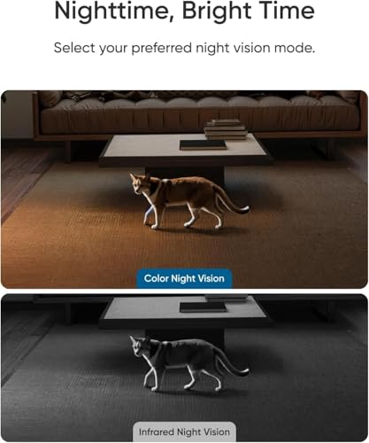 eufy Security 4K Indoor Camera E30-No Subscription,Work as Pet Camera,Nanny/Baby Monitor,360° Pan&Tilt,AI Auto Tracking,AI Detection,24/7 Recording,Color Night Vision,Two-Way Audio,Works with HomeKit