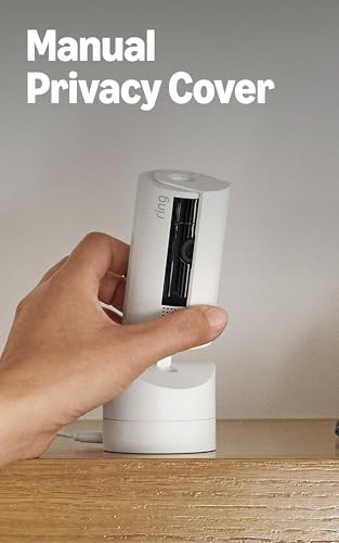 Ring Pan-Tilt Indoor Cam (newest model), See all around your home or business with 360° pan coverage, HD video, plus Two-Way Talk, White
