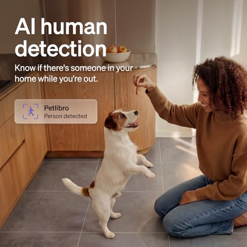 PETLIBRO 90-Day AI Trial Pet Camera Indoor with Phone App, 360° Pan Tilt Dog Camera&Cat Cameras, Indoor Camera WiFi Camera with AI Detection&Recognition, Home Cameras Indoor, Night Vision, 2-Way Audio