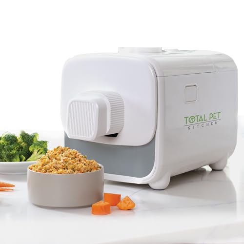 Total Pet Kitchen Pet Food Maker - All-in-One Pet Food Multicooker | Cooks, Mixes, and Dispenses Fresh Human-Grade Ingredients in About an Hour | 4.5 Quart Capacity