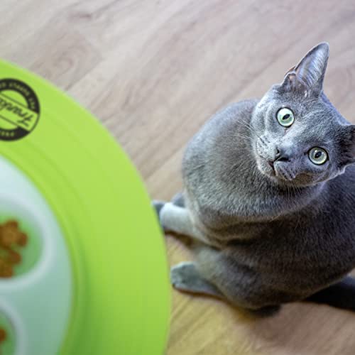 Franklin Pet Supply Co. Interactive Cat Digging Slow Feeder Bowl - Toy Bowl for Treats + Food - Scratching Feeder - Interactive for Cats + Kittens