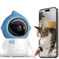 ZUMIMALL Pet Camera Indoor, 5G/2.4G WiFi Camera for Dog/Cat with Play Toy, 2K Pet Security Cameras with Phone App, 2-Way Talk, Auto Tracking, Pet/PIR/AI Detection, Privacy Protect, Alexa/ONVIF/Cloud
