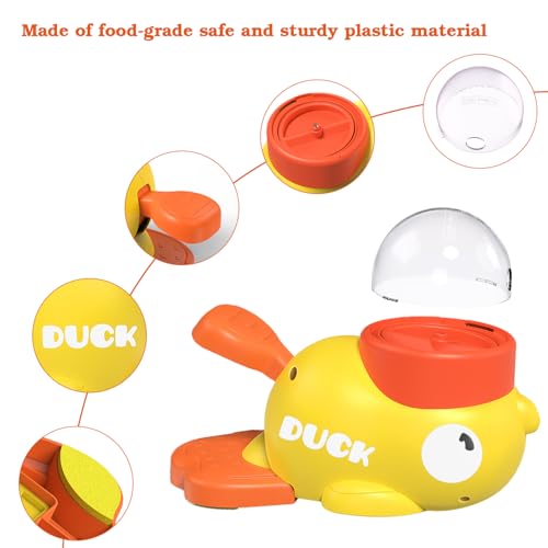 Dog Interactive Treat Dispenser Toy, Food Puzzle Slow Feeder (Yellow)