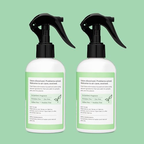 Fresh Wave Original Scent Odor Removing Spray, 8 fl. oz. | Pack of 2 | Odor Absorber for Home, Furniture, Fabrics & Trash | Safer Odor Relief