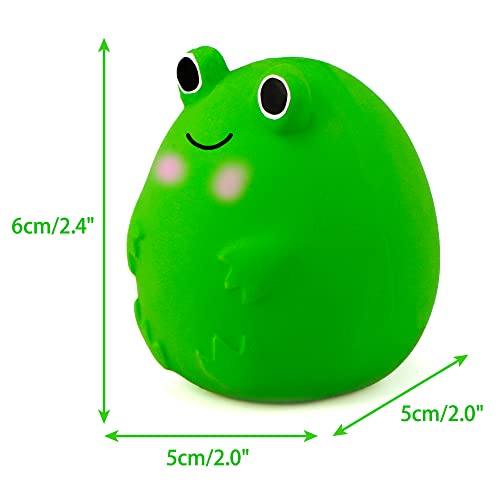 CHIWAVA 4PCS 2.4'' Squeak Latex Puppy Toy Funny Animal Sets Pet Interactive Play for Small Dog Assorted Color