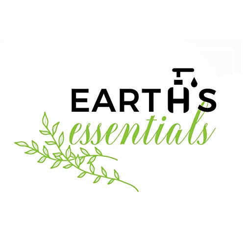 (4 Pack with Patented Screw-On Funnel) Earth's Essentials Versatile 16 Ounce PET Plastic Refillable Designer Pump Bottles. Excellent Liquid Hand Soap, Lotion, Shampoo and Massage Oil Dispensers
