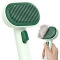 aumuca Cat Brush for Shedding, Cat Brushes for Indoor Cats, Horses Grooming Deshedding Brush for Dog Kitten Horse Massage Removes Loose Fur, Forest Green