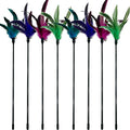 Cat Wand Toy Feather Stick Cat Toys, 8 Pieces Interactive Cat Toy Feathers Wand for Indoor Cats