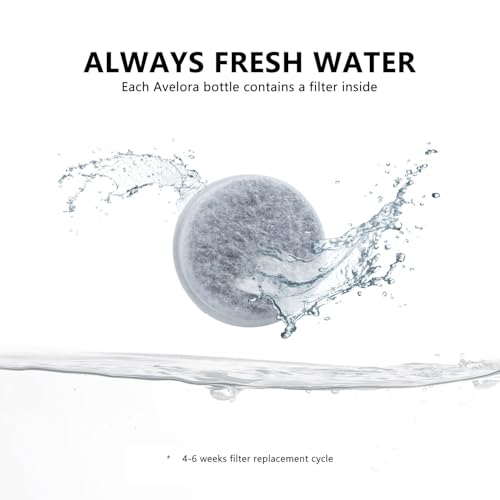 AVELORA Dog Water Bottle with Food Container, Portable Leak Proof Pet Water Dispenser for Walking Hiking Travel, Puppy Essentials Accessories for Small Large Dogs, Dog Gifts (10oz/15oz/19oz)