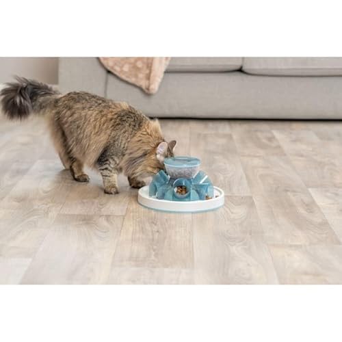 TRIXIE Tunnel Slow Feeder for Cats and Dogs, Interactive Cat Toy, Pet Food Dispenser, Treat Dispenser