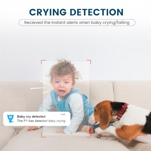 litokam 5MP Indoor Security Camera, 5G/2.4G WiFi Home Security Cameras with Phone App, Pet Cam for Baby Monitor with AI Motion Detection & 2-Way Audio, Night Vision, Compatible with NVR/Alexa
