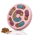 DR CATCH Dog Puzzles,Dogs Food Puzzle Feeder Toys for IQ Training & Mental Enrichment,Dog Treat Puzzle(Pink)
