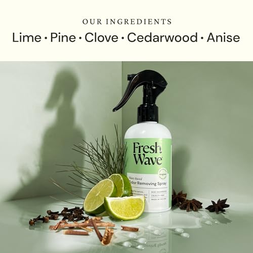 Fresh Wave Original Scent Odor Removing Spray, 8 fl. oz. | Pack of 2 | Odor Absorber for Home, Furniture, Fabrics & Trash | Safer Odor Relief