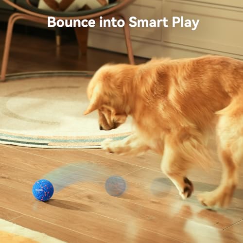 Cheerble Smart Interactive Dog Toy, Wicked Ball AIR, Automatic Moving, Bouncing, and Rotating, E-TPU Material, IPX7 Waterproof Rating, Active Rolling Ball for Puppy, Medium and Large Dogs