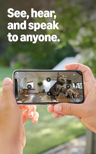 Ring Pan-Tilt Indoor Cam (newest model), See all around your home or business with 360° pan coverage, HD video, plus Two-Way Talk, White