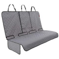 Lusso Gear Car Seat Cover & Protector for Dogs - Non-Slip Waterproof Seat Covers for Trucks & Cars - Universal Fit Dog Backseat Protector - Machine-Washable Pet Travel Accessories - Gray, Large