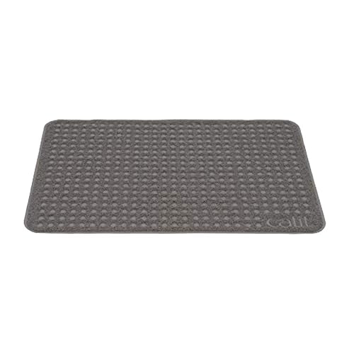 Catit Large Cat Litter Mat – Gentle on Paws, Traps Loose Litter, Non-Slip, Easy Maintenance Design