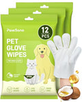 36PCS Hypoallergenic Pet Glove Wipes for Dogs, Cats & Small Animals | No-Rinse Deodorizing Dog Wipes for Paws, Butt, Eyes & Ears | Pet Wipes for Stain & Odor Cleanup Between Baths & Travel