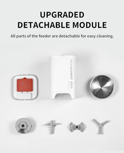 PETKIT Automatic Cat Feeder, 2.4G WiFi Automatic Dog Feeder, App Control Pet Food Dispenser with Triple Fresh-Lock System, Up to 10 Meals Per Day, Schedule Feeding, Food Shortage Alert, 3L Capacity