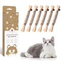 Potaroma 3 Pack Natural Silvervine Sticks Cat Toys, Catmint Silvervine Blend Sticks, Catnip Kittens Chew Toys Teeth Cleaning, Matatabi Dental Care Cat Treat Edible Kitty Lick Toys, Package May Vary