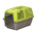 MidWest Homes for Pets Spree Travel Carrier - Hard-Sided Dog & Cat Carrier, Small Pet Travel Crate with Handle, Ventilated Design, Easy Assembly, 24-Inch, Blue