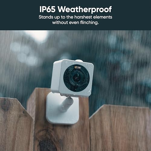 Wyze Cam OG Indoor/Outdoor 1080p Wi-Fi Smart Home Security Camera with Color Night Vision, Built-in Spotlight, Motion Detection, 2-Way Audio, Compatible with Alexa & Google, White, Free Expert Setup