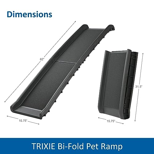 Trixie Folding Pet Ramp, Black