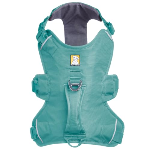 Ruffwear, Web Master, Multi-Use Support Dog Harness, Hiking and Trail Running, Service and Working, Everyday Wear, River Rock Green, Small