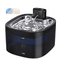 Cat Water Fountain Cordless: Battery Operated 118oz/3.5L Pet Water Fountain for Cats Indoor with Motion Sensor, Cat Drinking Fountains with Stainless Steel Tray, Ultra Quiet, Easy-to-Clean