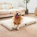 Cozila Dog Beds for Large Sized Dog, Orthopedic Pet Bed with Waterproof Lining, Soft Short Plush Surface & Egg Crate Foam, Machine Washable Pet Bed with Removable Cover & Anti Slip Bottom