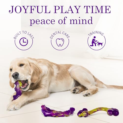 Frienhund Tough Dog Toys for Aggressive Chewers 3 Pack, Indestructible Dog Toys for Large Dogs, Dog Chew Toys, Aggressive Chew Toys to Keep Them Busy, Dog Toy for 30-75lbs Medium/Large Breeds
