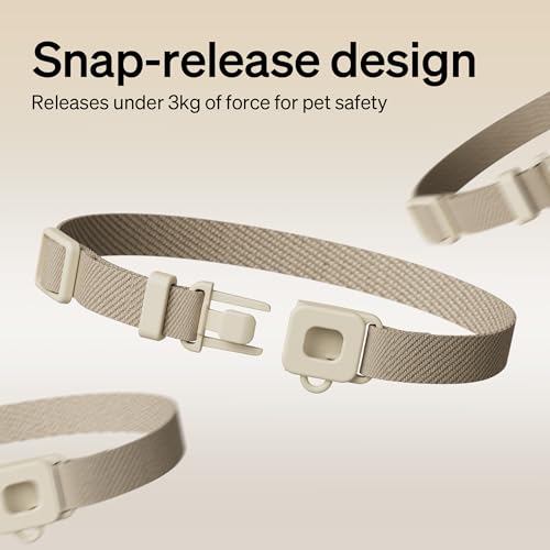 PETLIBRO Upgraded RFID Collar Tag for One RFID Automatic Cat Feeder PLAF301 and Smart App Monitoring Multi Cats Water Fountain PLWF305, Lightweight and Compact Collar Sensor with Snap Release Design