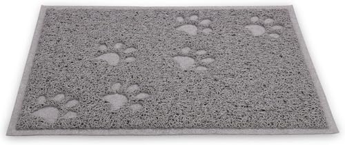 Bulk buys Cat Litter Mat. Traps Litter. Soft Non-Slip Surface. Easy to Clean. 11.5 x 15.75 in Gray Mat for Litter Box Area
