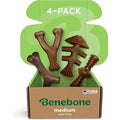Benebone Medium 4-Pack Dog Toys for Aggressive Chewers – Durable Dog Bones, Made in USA – Dog Toys for Medium Dogs Under 60 lbs