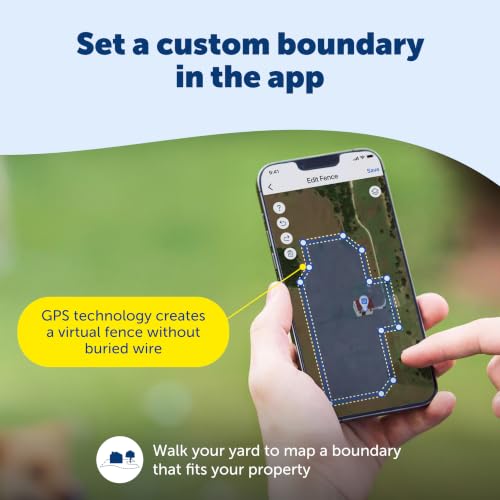 PetSafe Guardian GPS Dog Fence No Subscription Create Your Own Wireless Dog Fence Single-Yard Fence for Yards 3/4 Acres or Larger World's Safest GPS Dog Fence Tech New, Redesigned Collar