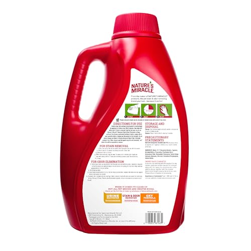 Nature’s Miracle Advanced Stain And Odor Eliminator for Dogs, 1 Gallon, Fresh Scent, Severe Mess Enzymatic Formula For Tough Pet Messes
