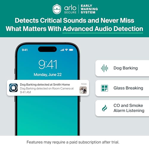Arlo Essential Indoor Security Camera 2K (3rd Gen, 2025 Release) - Wired Plug-in Power, Person Recognition, Animal Detection, 1-Month Trial of Secure Plan, Automated Privacy Shield, 2 Cam, White