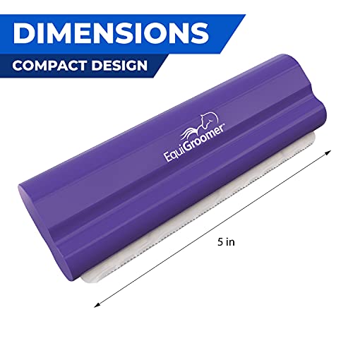 EasyGroomer Deshedding Brush for Dogs & Cats – Undercoat Grooming Tool for Short & Long Hair, Removes Loose Fur & Dirt, Reduces Shedding for Small & Large Pets, Purple