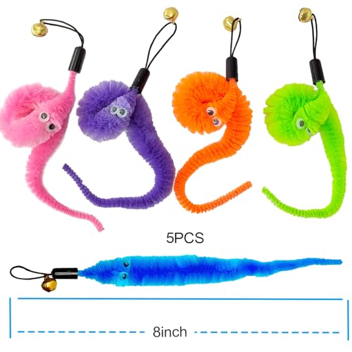 ZPH Cat Toys Interactive for Indoor Cats,2PCS Retractable Cat Wand,9PCS Teaser Toys&1PCS Hanging Door Lure Kitten Toy,Interactive Feather Toy for Teaser Play and Chase Exercise with Kitten