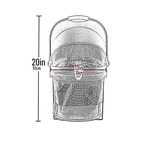 Pet Gear No-Zip View 360 Pet Safety Carrier & Car Seat for Small Dogs & Cats Push Button Entry, View 360 20-inch, Navy