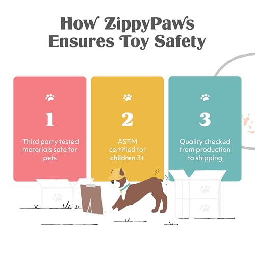 ZippyPaws Skinny Peltz - No Stuffing Dog Toy Pack to Keep Them Busy, for Medium and Large Dogs, Squeaky Pet Toys, Unstuffed Chew Toys, Soft Plush Variety Pack, Fox, Raccoon, and Squirrel - 18"
