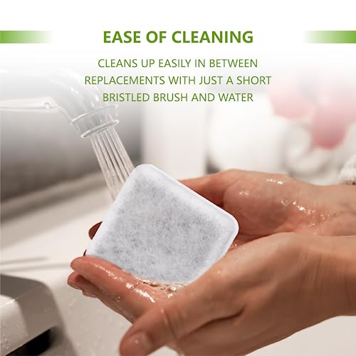 TOGGATH Pet Water Fountain Charcoal Replacement Filters Compatible with Petmate Replendish Mason Gravity Waterers, Automatic Cat Dog Water Bowl Dispenser Filters Replacement(6 Pack)