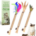 TINDTOP Silvervine Chew Sticks for Cats, Natural Catnip Chew Toys for Kittens Teeth Cleaning, Matatabi Dental Care, Increase Appetite, Calm Cat Anxiety and Stress, Cat Dental Toy (3 Pack)